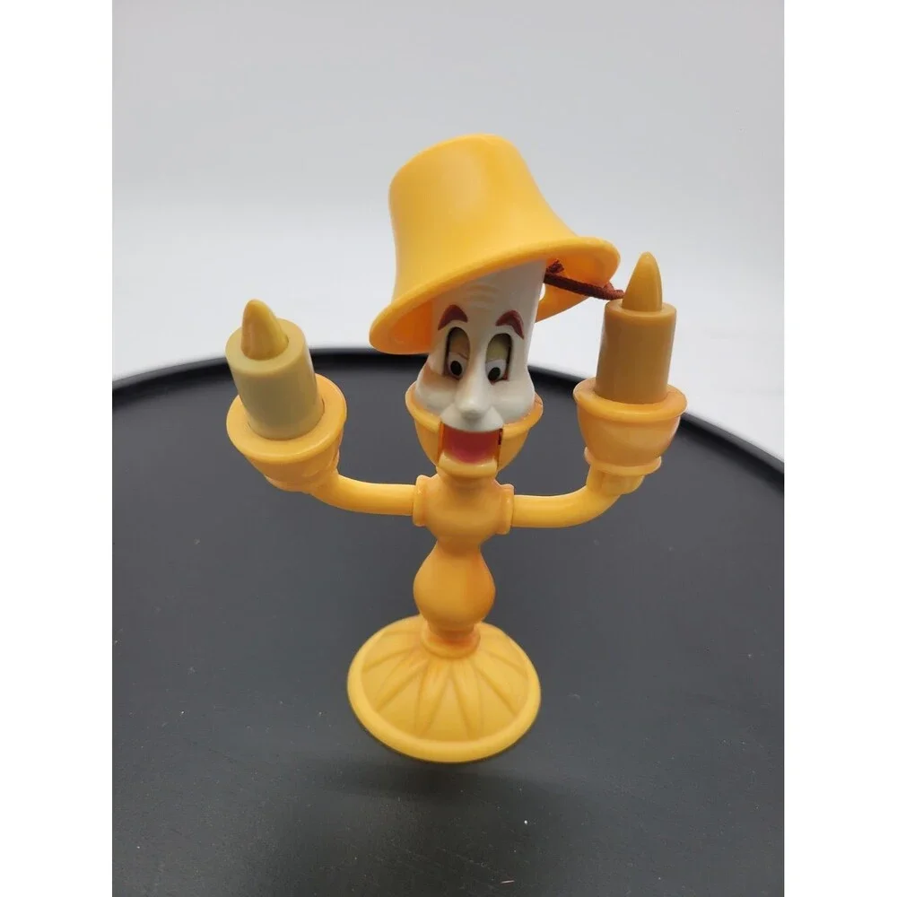 Vintage Disney Beauty & The Beast Lumiere Character Collectible Figurine Plastic